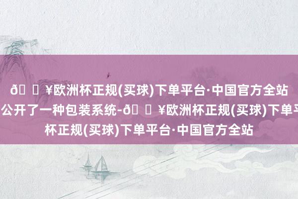 🔥欧洲杯正规(买球)下单平台·中国官方全站专利选录：本发明公开了一种包装系统-🔥欧洲杯正规(买球)下单平台·中国官方全站