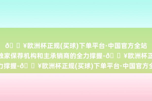 🔥欧洲杯正规(买球)下单平台·中国官方全站收成于中信证券当作独家保荐机构和主承销商的全力撑握-🔥欧洲杯正规(买球)下单平台·中国官方全站