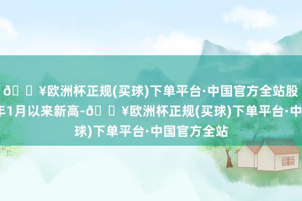 🔥欧洲杯正规(买球)下单平台·中国官方全站股价创2021年1月以来新高-🔥欧洲杯正规(买球)下单平台·中国官方全站