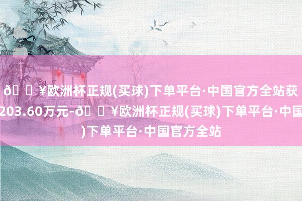 🔥欧洲杯正规(买球)下单平台·中国官方全站获融券卖出203.60万元-🔥欧洲杯正规(买球)下单平台·中国官方全站