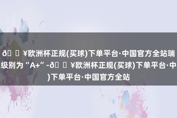 🔥欧洲杯正规(买球)下单平台·中国官方全站瑞科转债信用级别为“A+”-🔥欧洲杯正规(买球)下单平台·中国官方全站