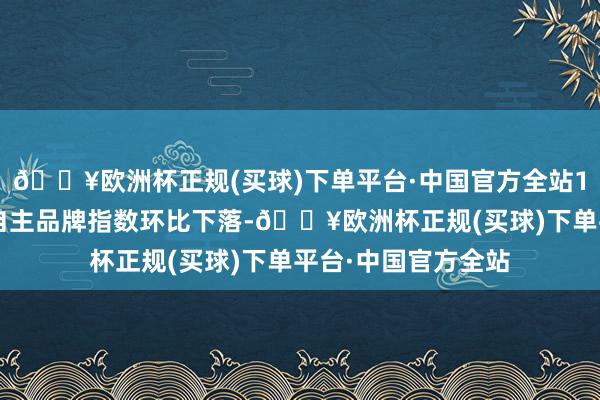 🔥欧洲杯正规(买球)下单平台·中国官方全站11月豪华及入口、自主品牌指数环比下落-🔥欧洲杯正规(买球)下单平台·中国官方全站