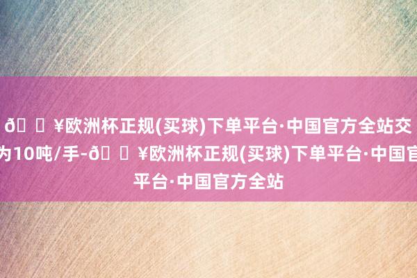 🔥欧洲杯正规(买球)下单平台·中国官方全站交往单元为10吨/手-🔥欧洲杯正规(买球)下单平台·中国官方全站