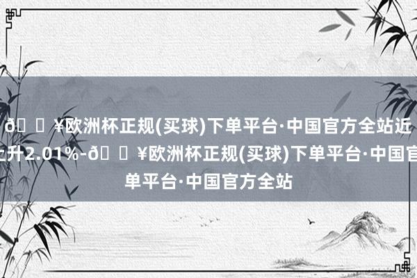 🔥欧洲杯正规(买球)下单平台·中国官方全站近3个月上升2.01%-🔥欧洲杯正规(买球)下单平台·中国官方全站