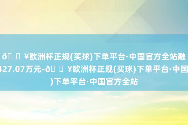 🔥欧洲杯正规(买球)下单平台·中国官方全站融资偿还1427.07万元-🔥欧洲杯正规(买球)下单平台·中国官方全站